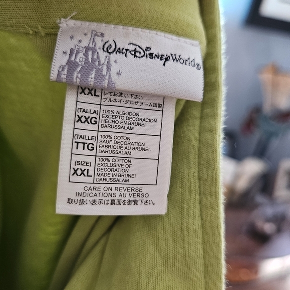 Disney Tinkerbell Cotton Sweat Jacket XL Green - Picture 4 of 9